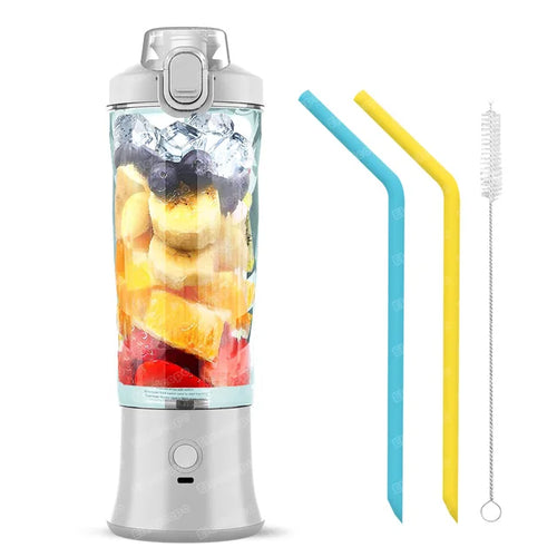 Load image into Gallery viewer, Portable Electric Juicer Fruit Mixers 600ML Blender with 4000mAh USB Rechargeable Smoothie Mini Blender Multifunction Machine
