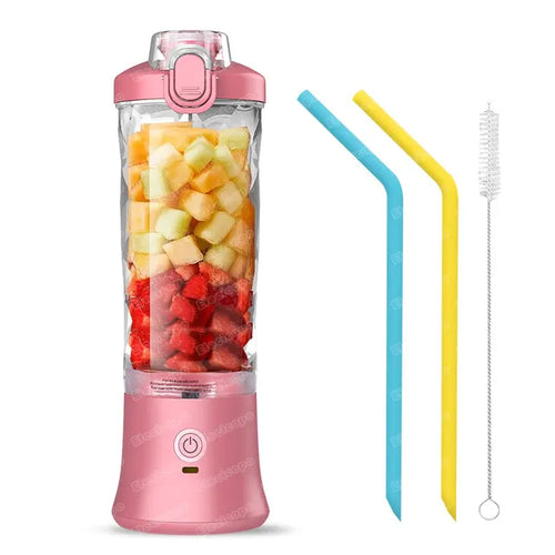 Load image into Gallery viewer, Portable Electric Juicer Fruit Mixers 600ML Blender with 4000mAh USB Rechargeable Smoothie Mini Blender Multifunction Machine
