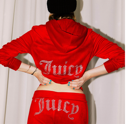 Load image into Gallery viewer, Juicy Sweatshirt and Pants with Diamonds
