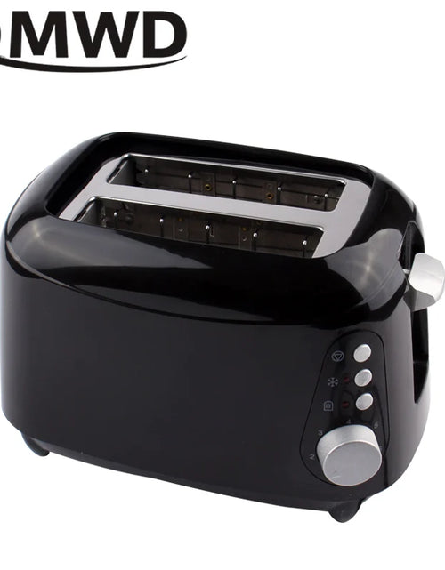 Load image into Gallery viewer, DMWD Electric Toaster Automatic Bread Baking Machine Toast Sandwich Grill Oven Maker 2 Slices Household For Breakfast 900W UK
