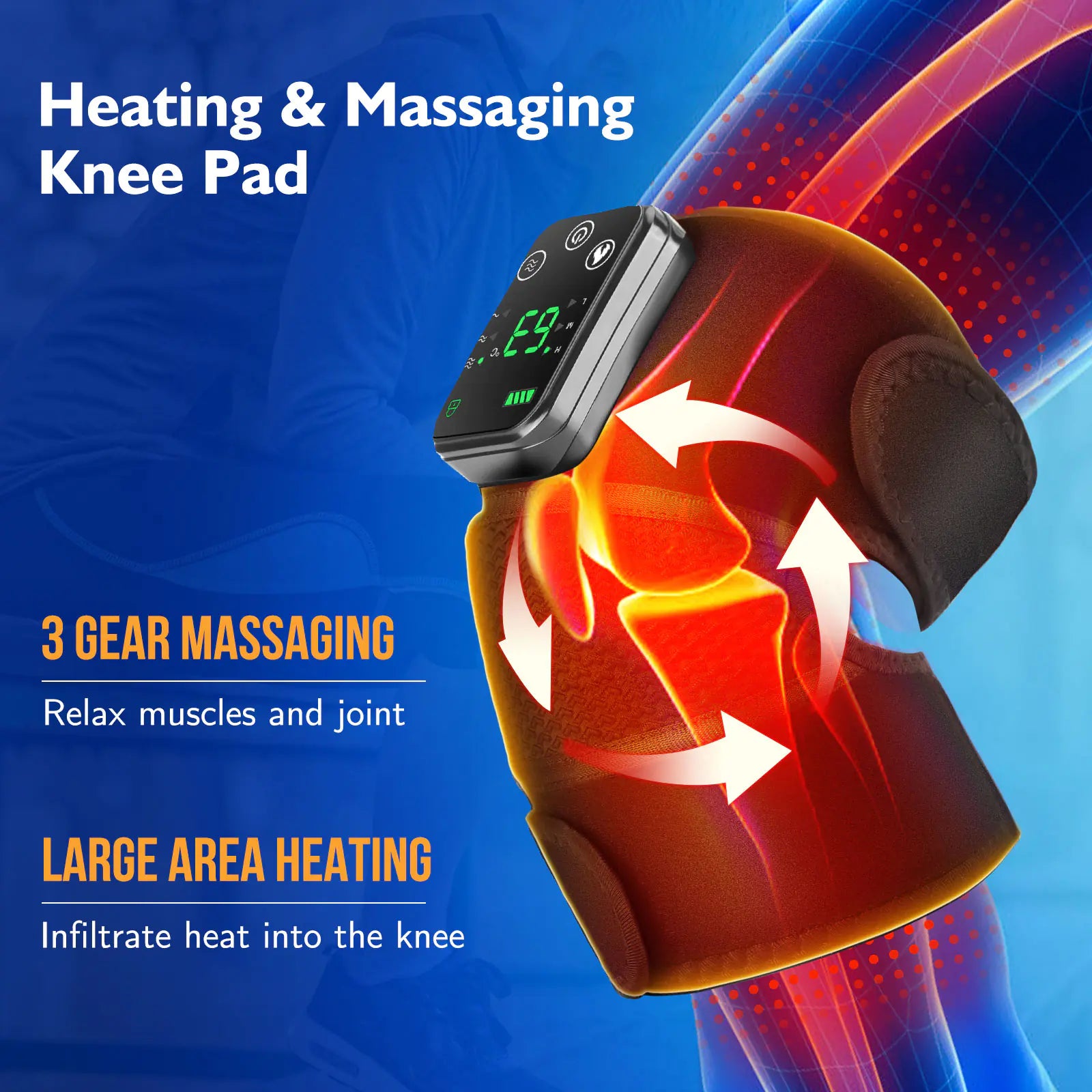 Cordless Heated Knee Massager