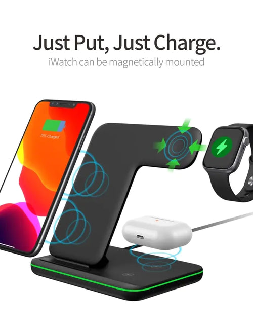 Load image into Gallery viewer, 3 in 1 Wireless Charger 15W
