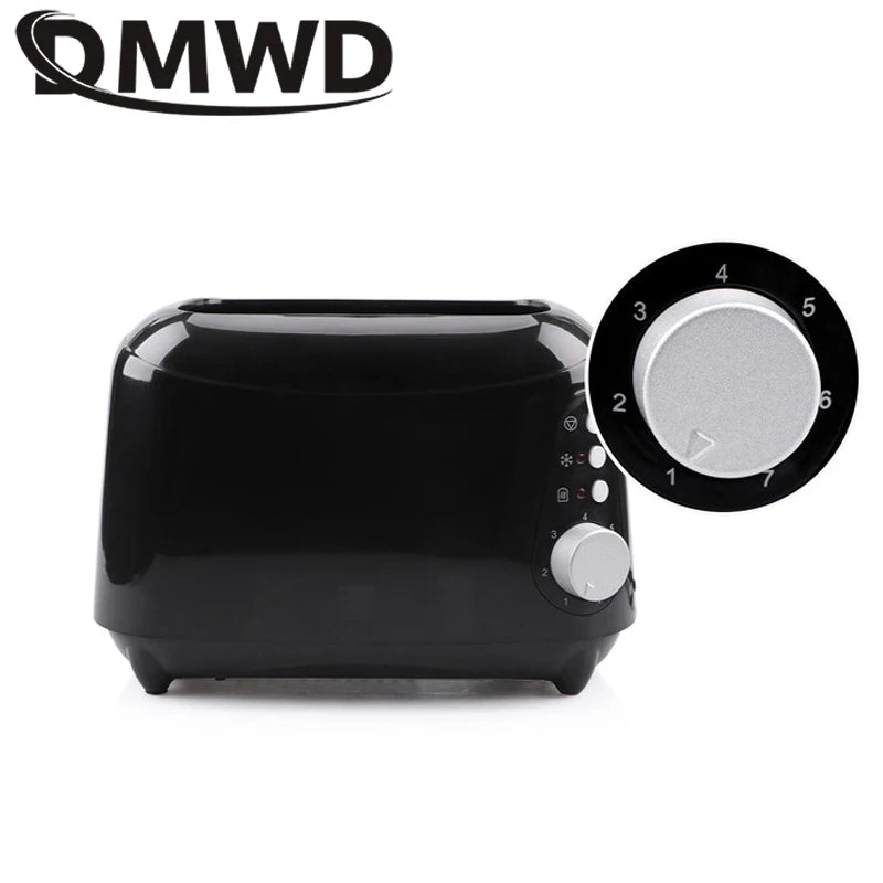 DMWD Electric Toaster Automatic Bread Baking Machine Toast Sandwich Grill Oven Maker 2 Slices Household For Breakfast 900W UK