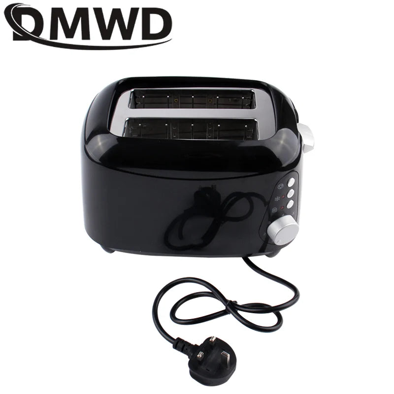 DMWD Electric Toaster Automatic Bread Baking Machine Toast Sandwich Grill Oven Maker 2 Slices Household For Breakfast 900W UK